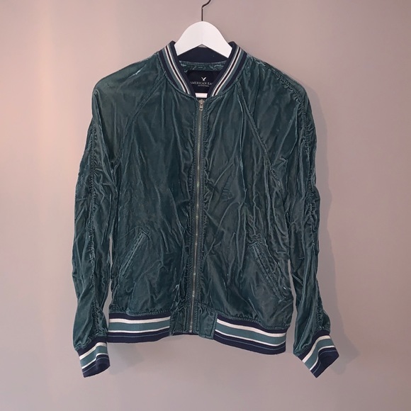 American Eagle Vintage Velvet Track Jacket - Picture 3 of 7